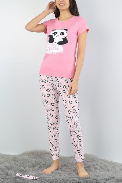 Pembe Baskılı Bayan Pijama Takımı 54929