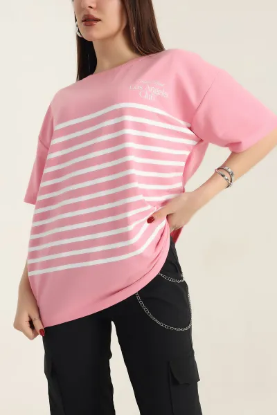 pembe-baskili-bisiklet-yaka-oversize-bayan-tisort-337668