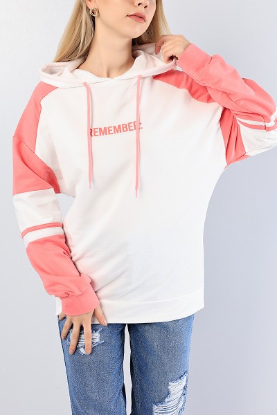 pembe-baskili-kapusonlu-sweat-tunik-81218