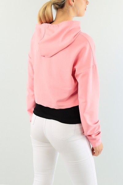 Pembe Baskılı Sweat Askılı Atlet Bayan Takım 74941