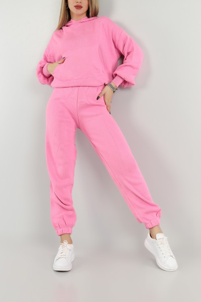 Pembe Bayan Triko İkili Takım 148572