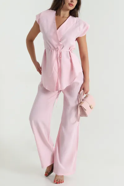 pembe-bel-lastikli-tencel-kadin-ikili-takim-472277