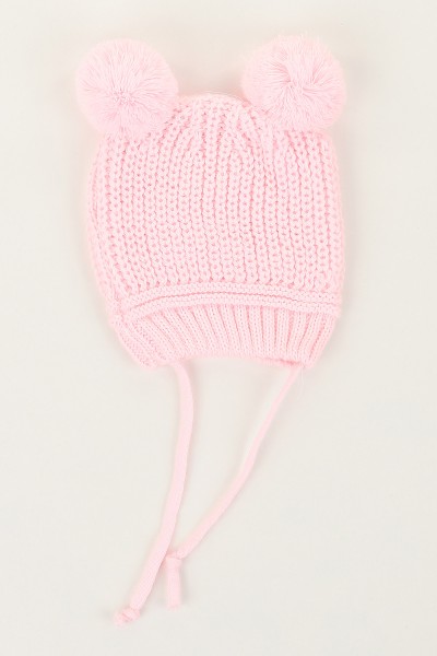 Pembe ( Bere: 20 cm) Çift Ponponlu Bere 144854