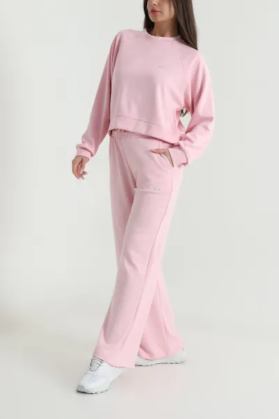 Pembe Bisiklet Yaka Oysho Kadın İkili Takım 483643