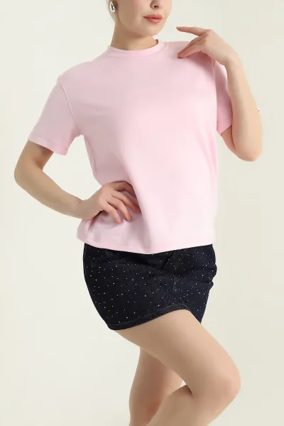 pembe-bisiklet-yaka-oysho-kadin-tisort-435507