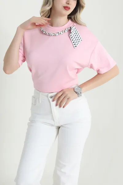 pembe-bisiklet-yaka-oysho-kadin-tisort-467542