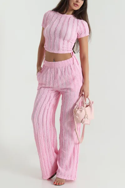 pembe-burumcuk-bel-lastikli-kadin-ikili-takim-473531