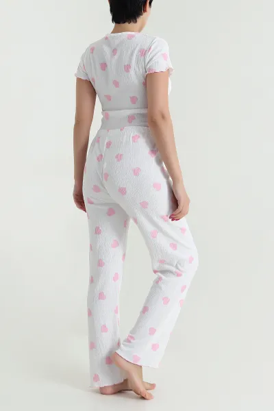 Pembe Bürümcük Kadın Pijama Takımı 479580