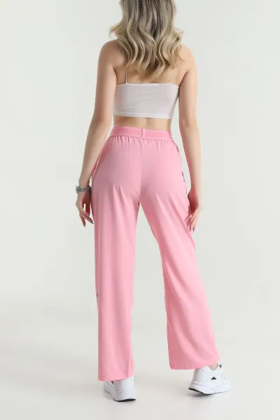 Pembe Cepli Palazzo Kadın Pantolon 473910