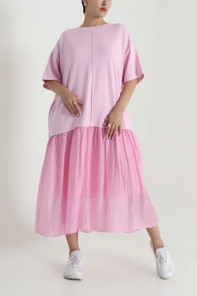 pembe-cimali-garnili-oysho-kadin-elbise-481950