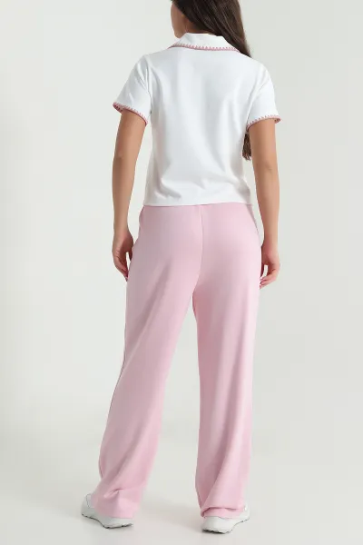 Pembe Çoban Dikişli Oysho Kadın İkili Takım 478806