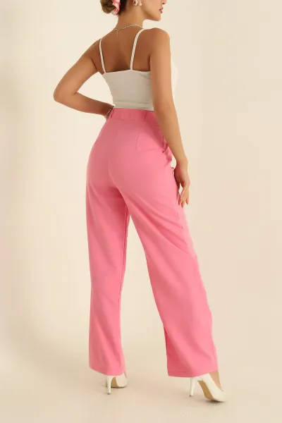 Pembe Dabıl Palazzo Bayan Pantolon 283234