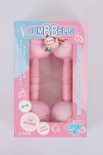 Pembe Dambıl Spor Egzersiz Aleti (Çocuklar İçin) 475278
