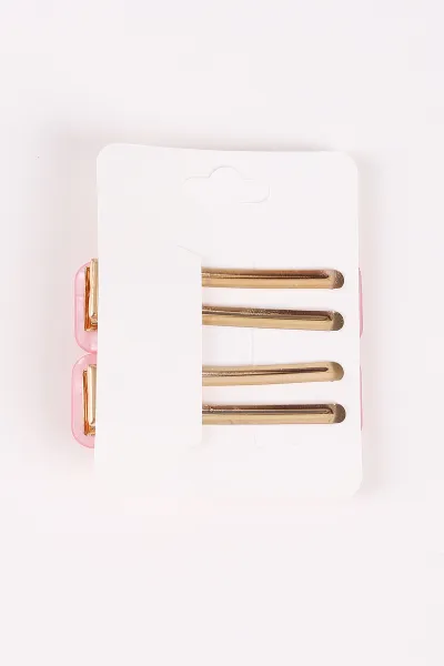 Pembe Dikdörtgen Model Desenli 2'li Pens Toka 464094
