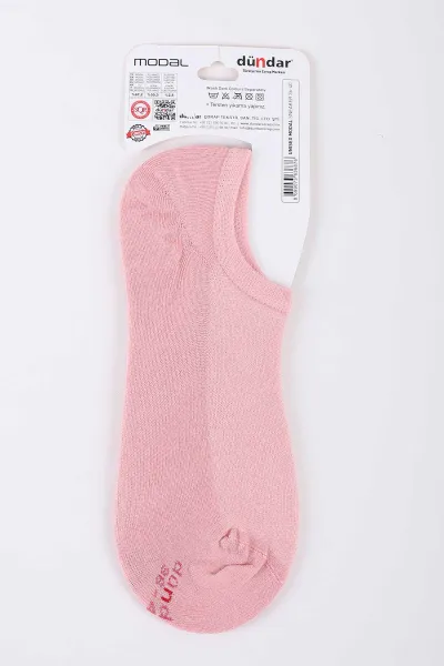 Pembe Dört Mevsim Kadın Modal Sneaker Çorap 36-40 422990
