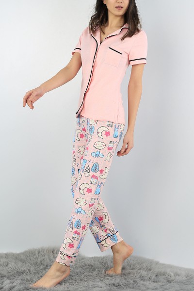 pembe-dugmeli-baskili-bayan-pijama-takimi-54998