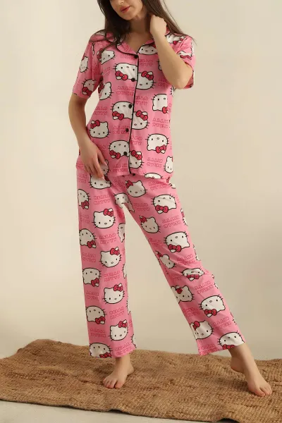 pembe-dugmeli-desenli-bayan-pijama-takimi-258527