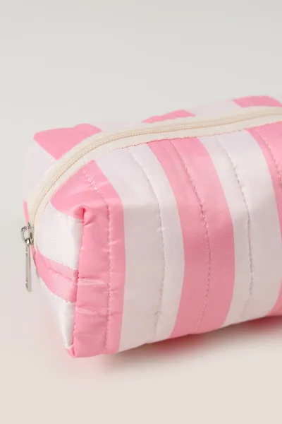 Pembe Fermuarlı Kadın Makyaj Çantası 476931