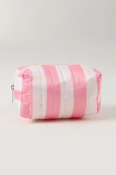 Pembe Fermuarlı Kadın Makyaj Çantası 476931