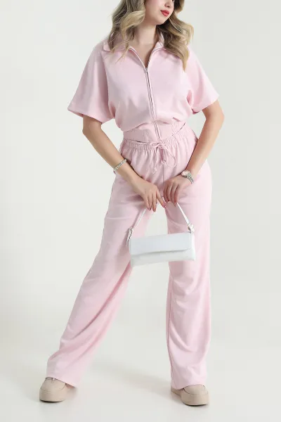 pembe-fermuarli-modal-kadin-ikili-takim-478483
