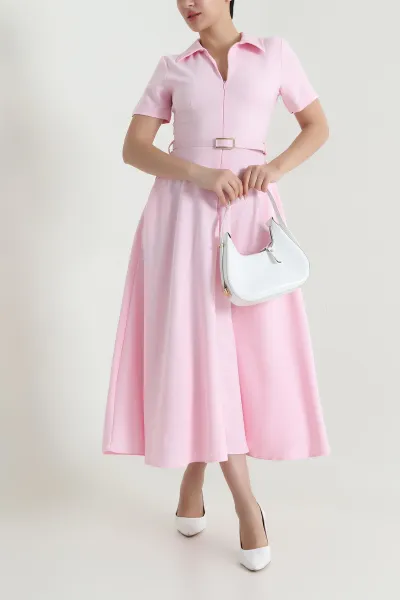 pembe-fermuarli-polo-yaka-krep-kadin-elbise-465023