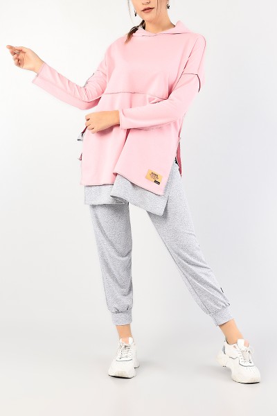 pembe-garnili-kapusonlu-bayan-ikili-takim-85146