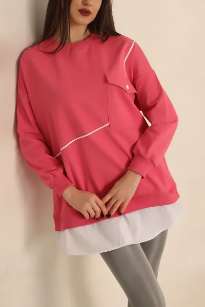 Pembe Garnili Yeni Sezon İki İp Tunik 245357