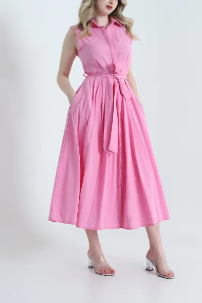 pembe-gizli-patli-terikoton-kadin-elbise-456574