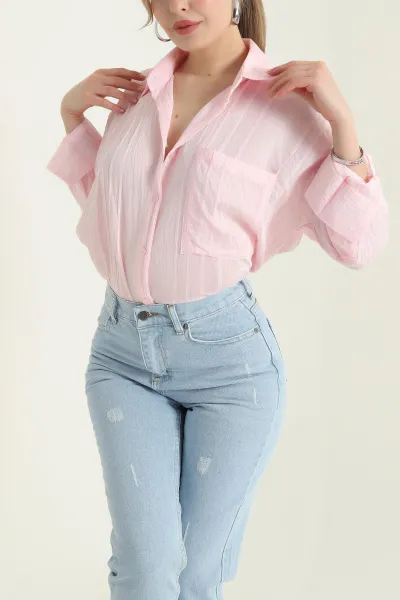 pembe-ince-tencel-buket-kadin-gomlek-432571