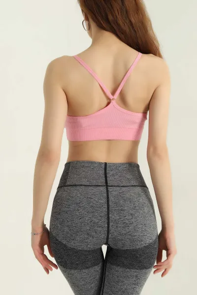 Pembe İp Askılı Fitilli Fleto Büstiyer 366023