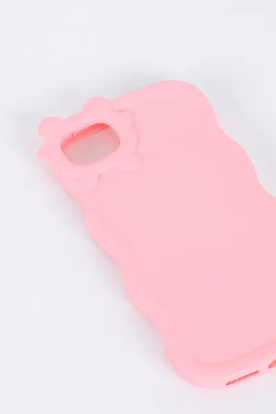 Pembe Iphone 7 Iphone 8 ve Iphone SE Uyumlu Micky Mouse Serisi Yumuşak Slikon Telefon Kılıfı 391224