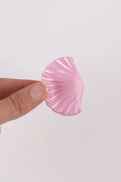 Pembe İstiridye Minik  Mermer Mandal Toka 486061