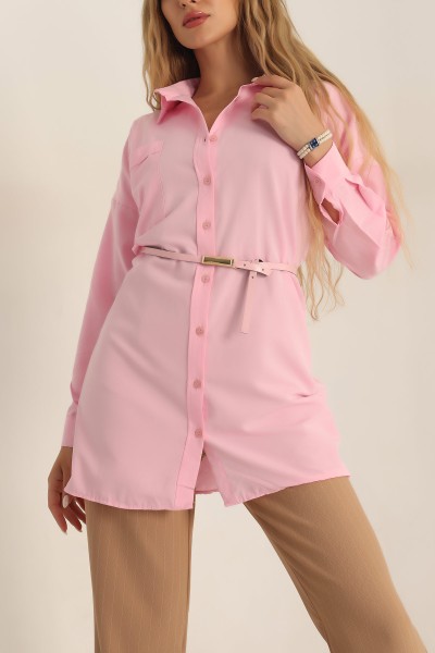 pembe-kemerli-dokuma-gomlek-tunik-188895