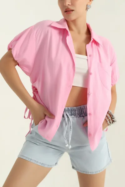 pembe-keten-buzmeli-balon-kol-kadin-gomlek-369024