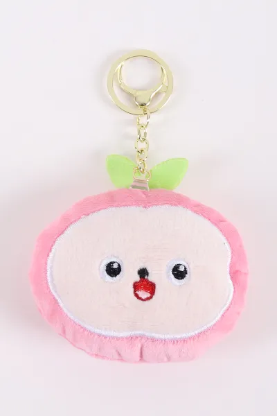 Pembe Meyve  Nakışlı Peluş Anahtarlık&Çanta Süsü 445952