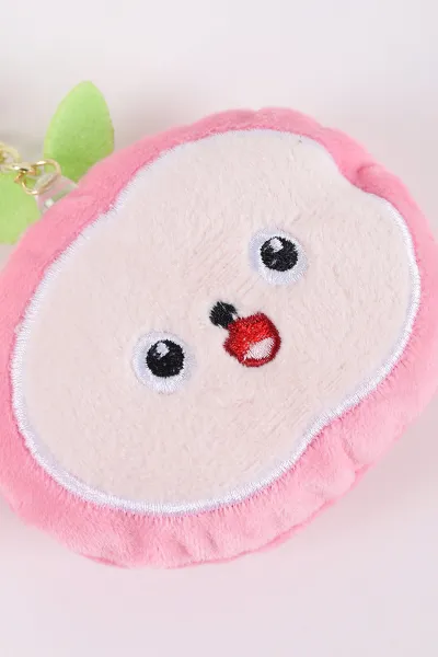 Pembe Meyve  Nakışlı Peluş Anahtarlık&Çanta Süsü 445952