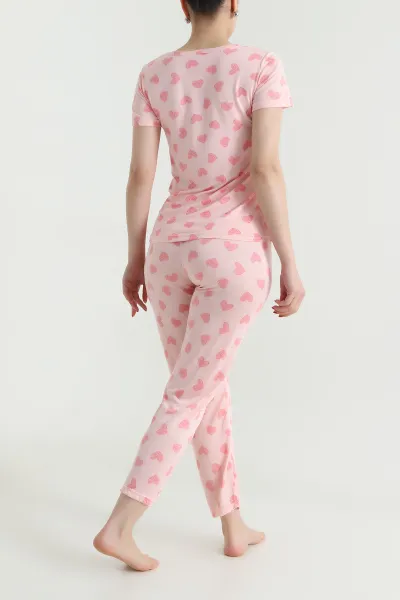 Pembe Milan Kadın Pijama Takımı 466494