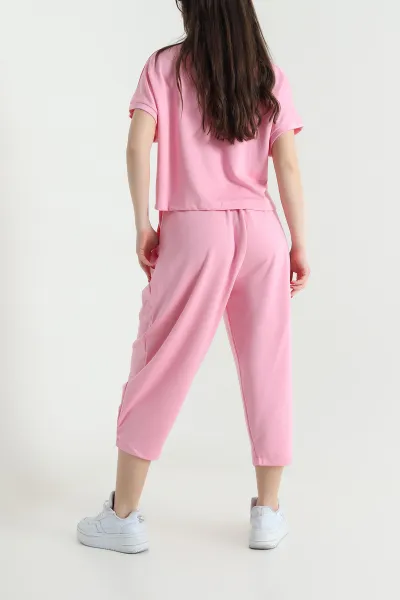 Pembe Modal Kadın Şalvar Takım 442131