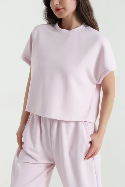 Pembe Modal Kadın Şalvar Takım 457674