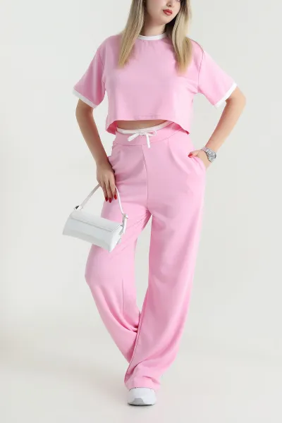 Pembe Modal Kumaş Kadın İkili Takım 467867