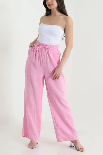 pembe-muslin-keten-cep-detay-kadin-pantolon-454849