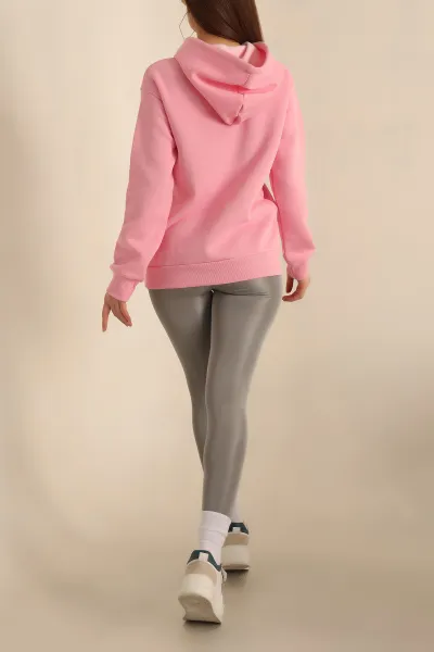 Pembe Nakış Detay Şardonlu Sweat 237586
