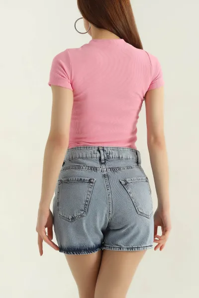 Pembe Nakışlı Ottoman Kadın Bluz 362940