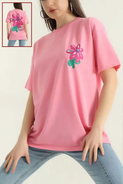 pembe-on-ve-arka-baskili-iki-ip-bisiklet-yaka-kadin-tisort-357317