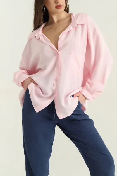 pembe-oversize-aerobin-kumas-bayan-gomlek-337190