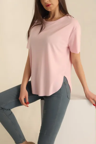 Pembe Osho Kumaş Bayan Tişört 236049