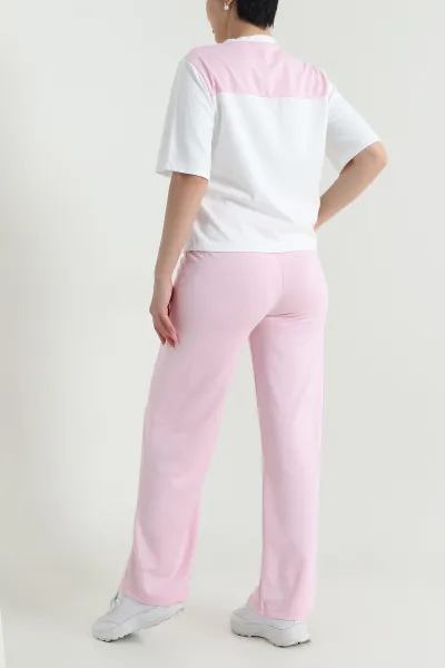 Pembe Oysho Kumaş Gofreli Kadın İkili Takım 467073