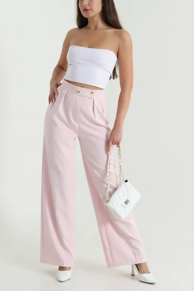 Pembe Palazzo Atlas Kadın Pantolon 469154