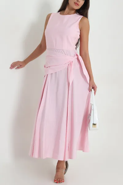 pembe-peceli-fermuarli-modal-kadin-elbise-471621