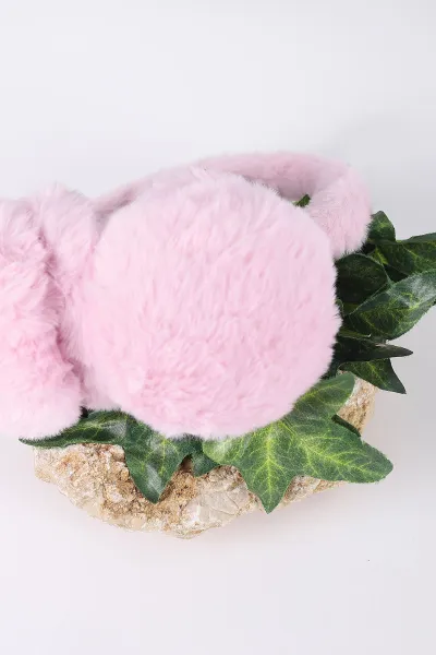 Pembe Peluş Kulaklık 410733